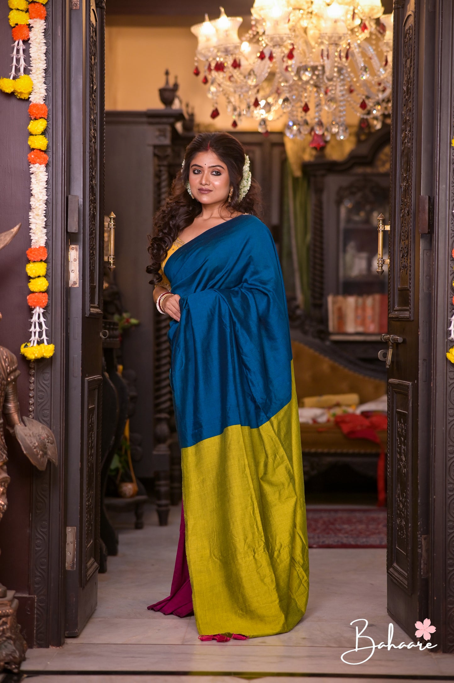 Cotton Galleria | Multicoloured Premium Cotton Saree