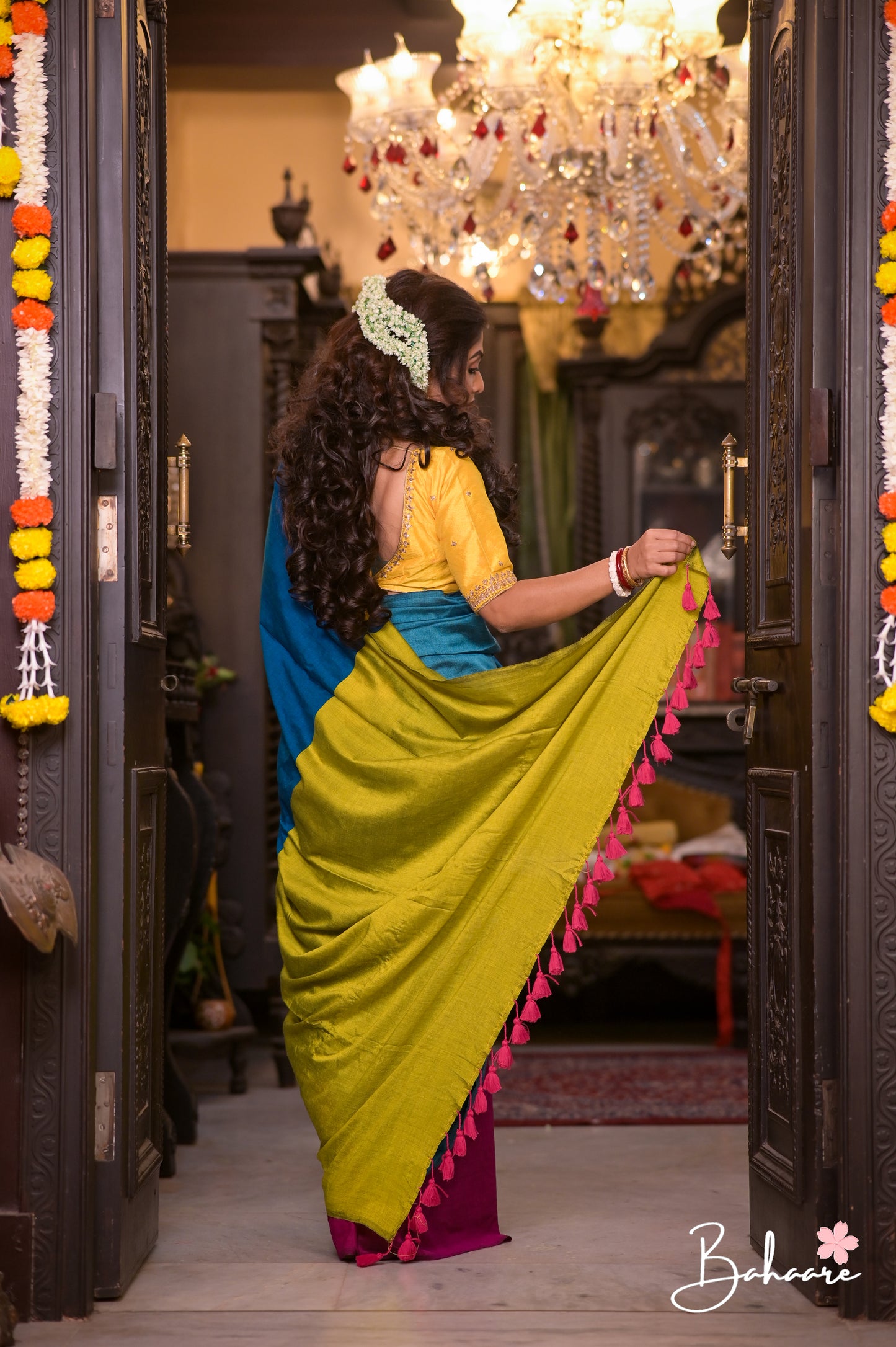 Cotton Galleria | Multicoloured Premium Cotton Saree