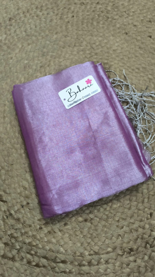 Galaxy | Blush Pink Tissue Saree