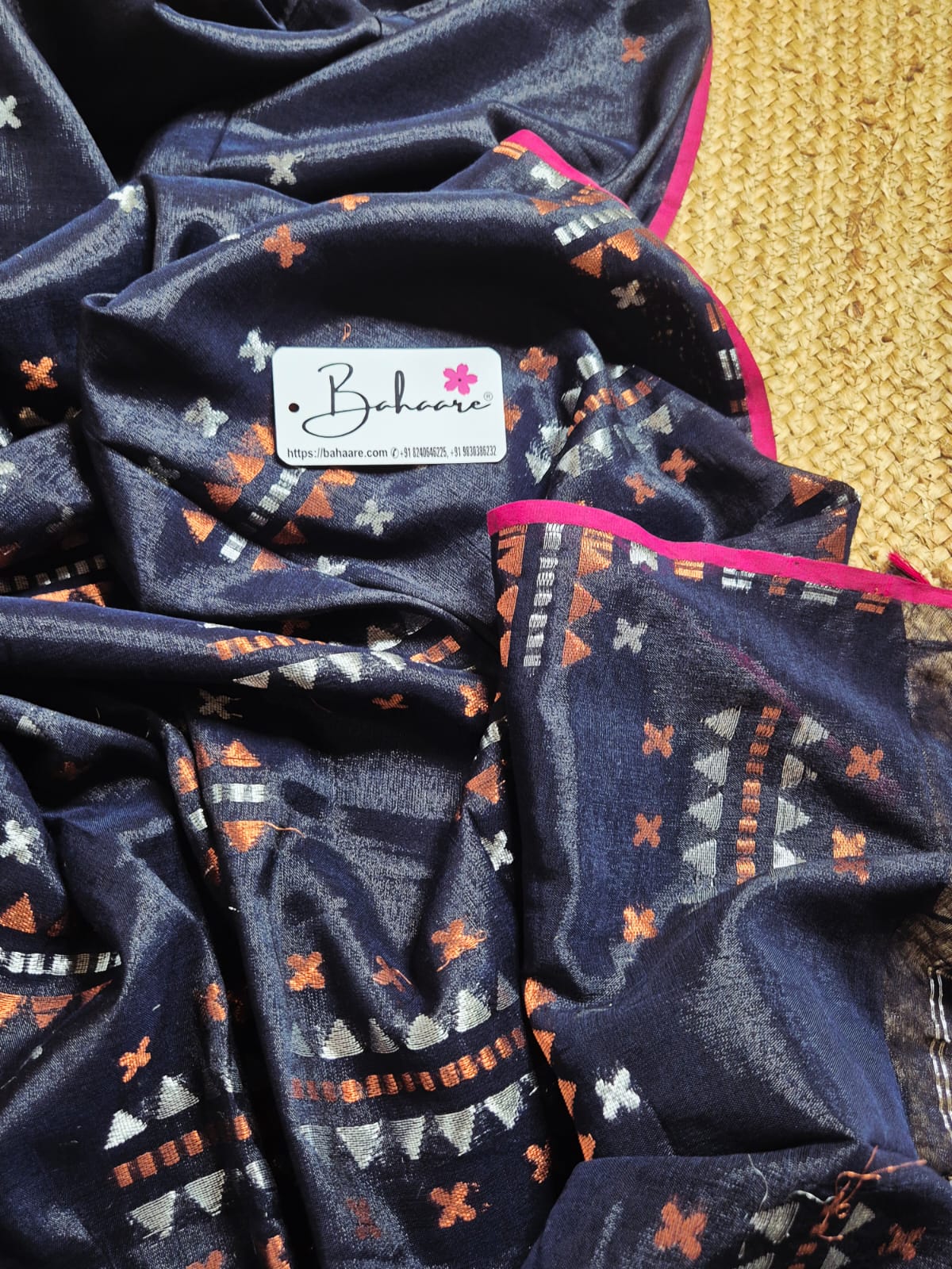 Afreen | Party Black Tissue Silk Saree