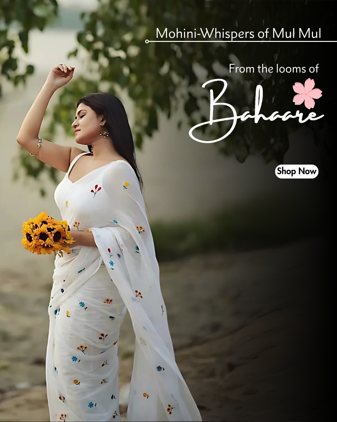 Buy Handloom Sarees Online For Women - Bahaare