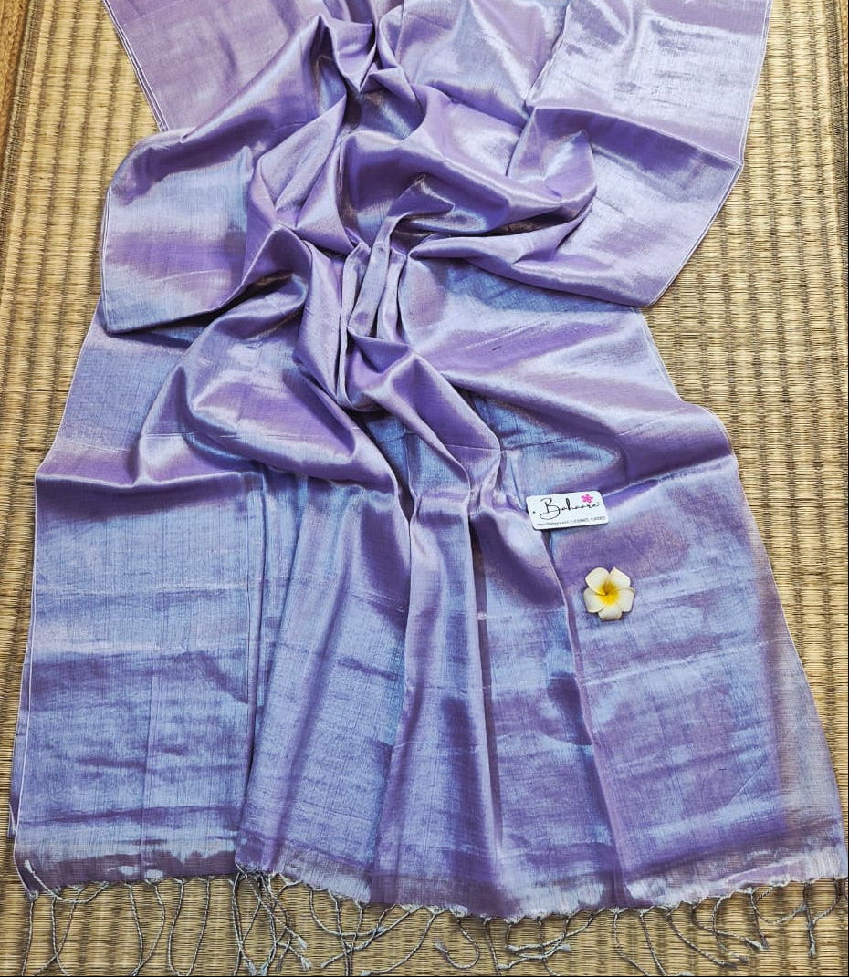 Galaxy | Lavender Tissue Saree